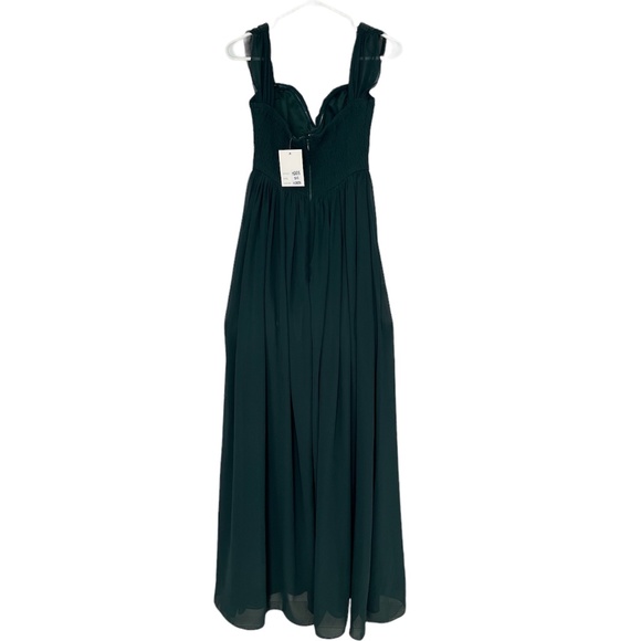Hunter Green Full Length Dress S ~ NWT - Picture 5 of 9